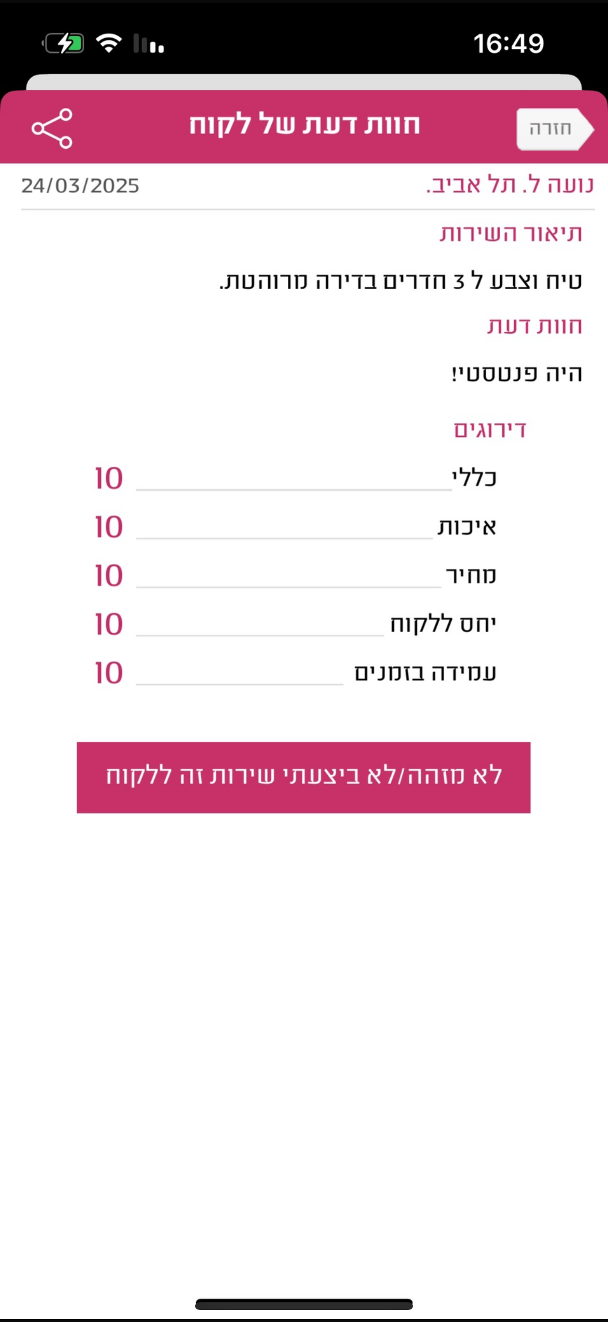 חוות דעת 10/10